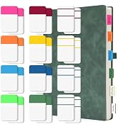 EUSOAR Sticky Tabs, 480 Pcs 1x1.6 Inch Multi-Colored Page Markers Sticky Index Transparent Flags ...