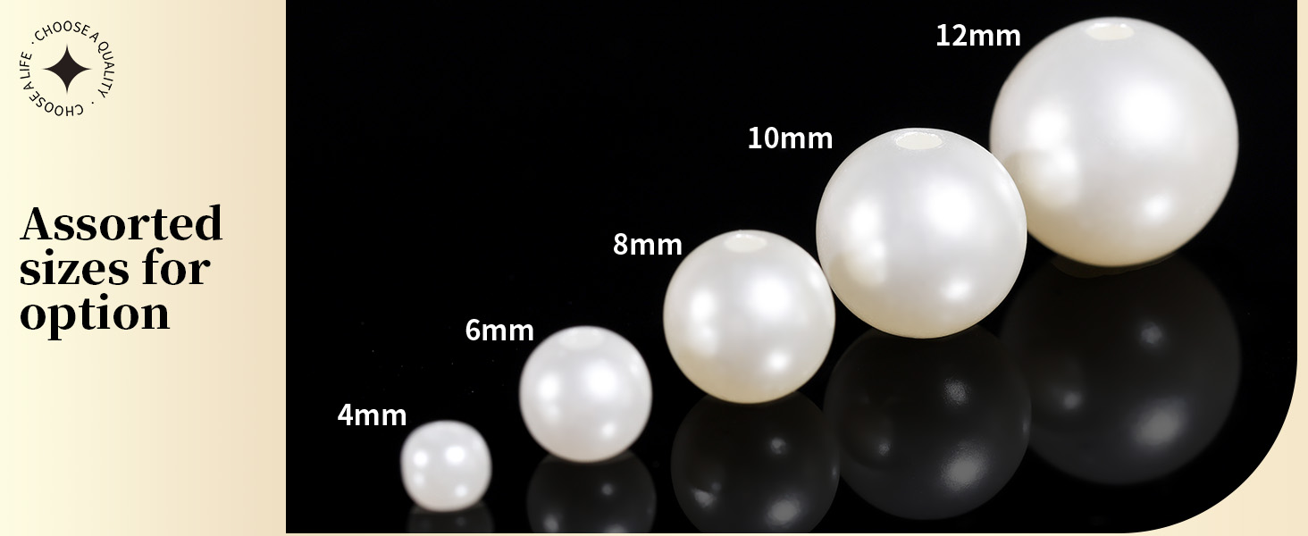 DIFFERENT SIZES PEARL BEADS AVAILABLR