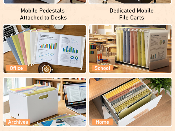 plastic hanging file folders