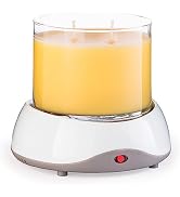 CANDLE WARMERS ETC. Auto Shutoff Candle Warmer Plate (White, Plug-in) – Modern Candle Wax Warmer ...