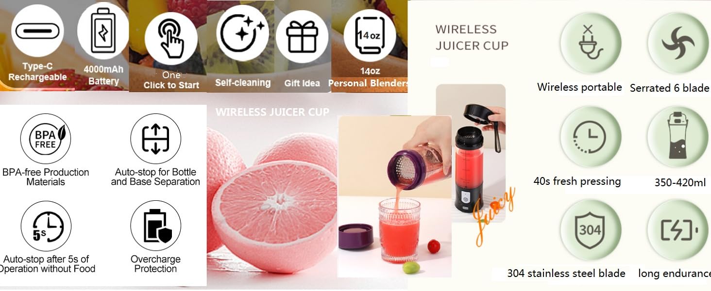 Juice mixer parameters