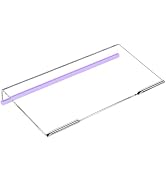 Richboom Computer Keyboard Stand for Desktop, 11.8" Tiny Clear Acrylic Keyboard Riser 78 Keys Com...