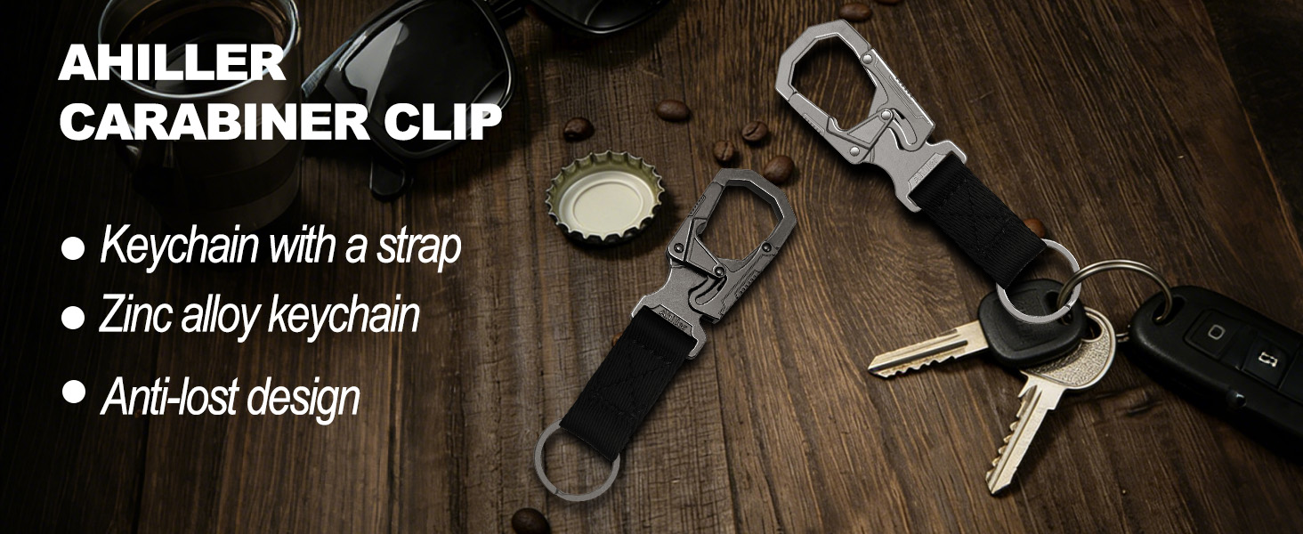 Ahiller Carabiner Clip key chain