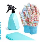 JUMPHIGH Floral Garden Tools Set, 11 PCS Heavy Duty Gardening Tools Includes Hand Trowel Rake Wee...