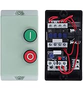 Focket Magnetic Electric Motor Starter, 2.2KW 3HP Single Phase 220/230V 4KW 5.5HP 3 Phase 380/400...