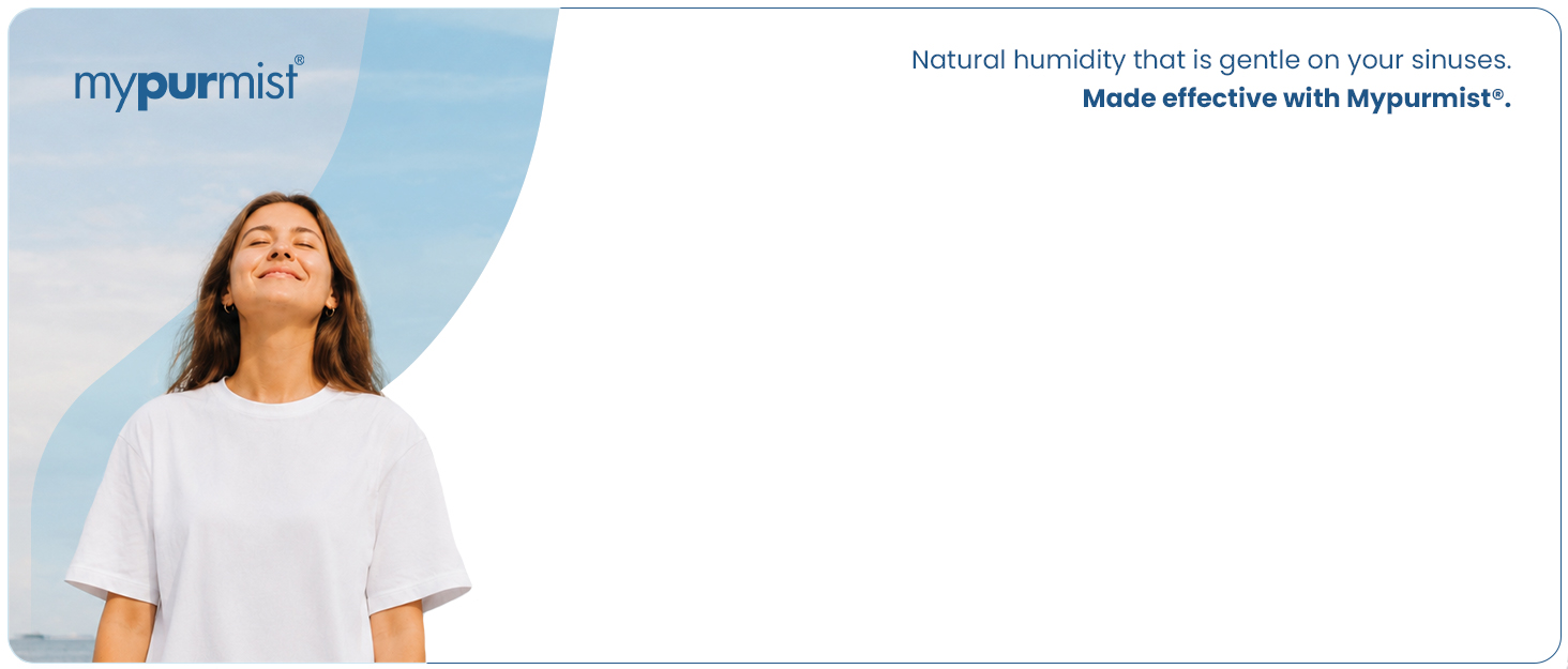 Mypurmist steam inhaler warm therapy sinus relief congestion respiratory portable cordless refills
