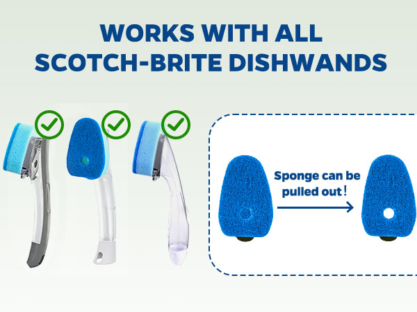 dish wand sponge refills