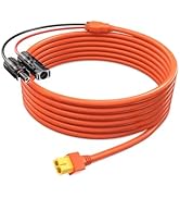 Tonton Solar to XT60 Charge Extension Cable 12AWG 16.5Ft 5M Solar Connector to XT60 Adapter Cable...