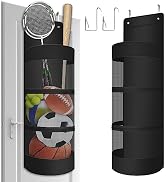 Boczif Hanging Organizer, Over The Door Hanging Sports Equipment and Ball Storage, Garage Sports ...