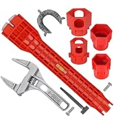 Minson's BestShop 14-in-1 Faucet & Sink Installer Wrench for Tight Spaces – Multi-Purpose Plumbin...