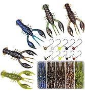 Ned-Rig-Kit-Finesse-Baits-Soft-Plastic-Worms-Fising-Lure for Bass Stick Swimbait Minnow Crawfish ...