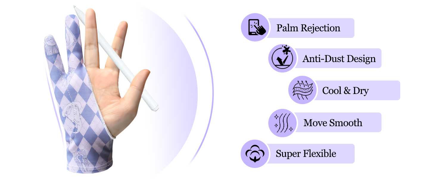 3 layer artist glove