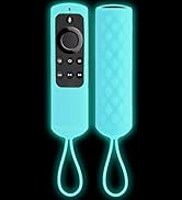 TOKERSE Glow FireStick Remote Cover 1st Gen, Silicone Protective Sleeve Case Cover Compatible wit...