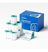 CLABEL 12 Rolls 1.57" x 1.18" (40x30mm) Thermal Labels – 2,760 Waterproof, Oil-Proof and Tear-Res...