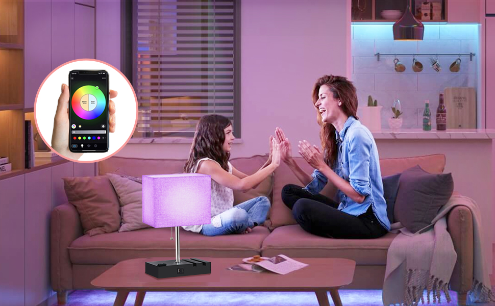 NEWREACH Alexa Lamp for Bedroom