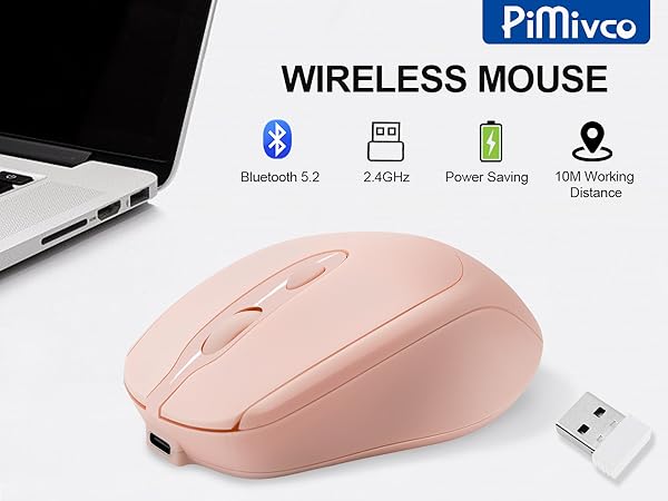 wireless mouse bluetooth mouse computer mouse mouse for laptop wireless mouse for laptop pink mouse