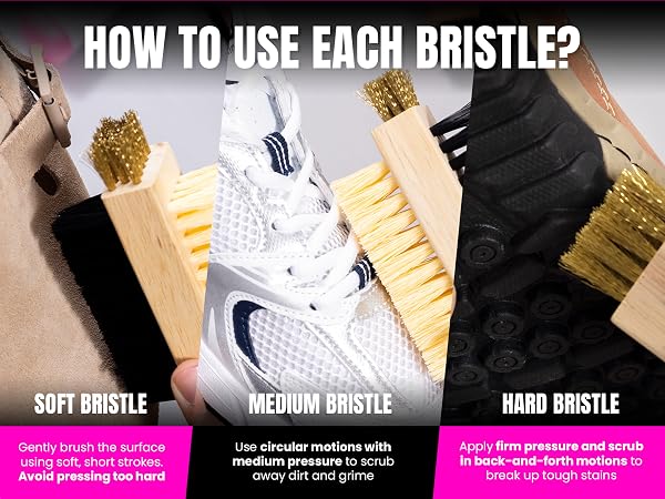 3-in-1 Pink Miracle shoe brush