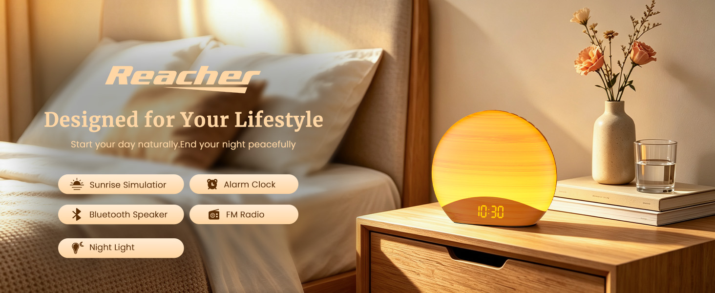 REACHER Sunrise alarm clock