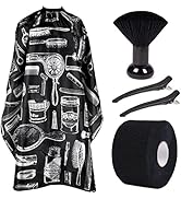 Hair Cutting Cape Barber Cape for Men Hair Cape for Haircuts Barber Cape for Hair Stylist with Ad...