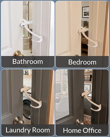 Baby Safety Door Lock for Kids - Very Portable - Great for Dogs & Cats