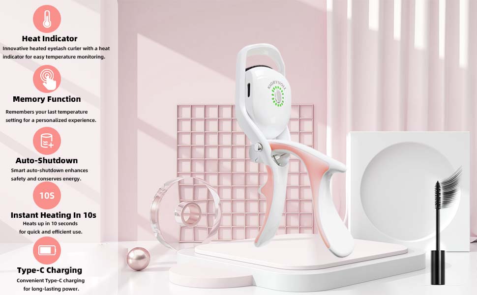 KIARYUOLL heated eyelash curler