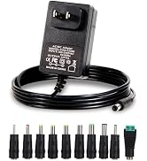 12V 2A Power Adapter Charger AC 12V Regulated Power Supply DC in 12 Volts 2000mA Power Cord with ...