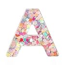 cute letter keychain