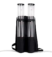 3l + 3l Dual Tank Double Drink Dispenser,Double Tube Backpack Beer Barrel Dispenser,Top Filling,T...