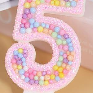 details of pink candle 5