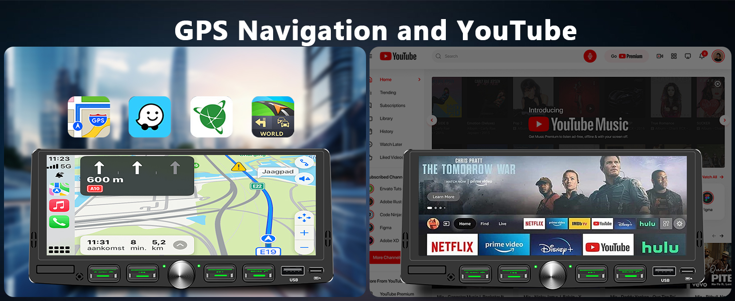 single din head unit