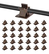 Viaky Adjustable Cable Clips, 30 Pcs Brown Adhesive Holder Ideal Cord Winder Management for Organ...