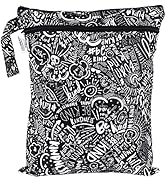 Bumkins Waterproof Wet Dry Bags for Baby, Travel, Swimsuit, Cloth Diapers, Pump Parts, Gym Clothe...