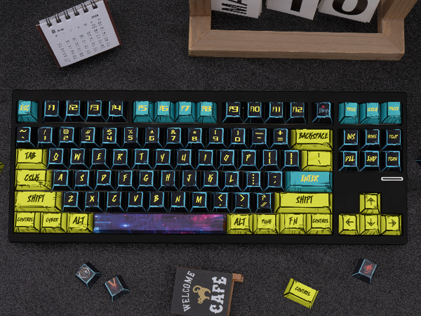 Manga Style Keycaps