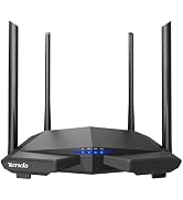 Tenda AC1200 Smart WiFi Router, High Speed Dual Band Wireless Internet Router with Smart APP, 4 x...