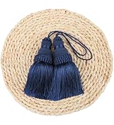 HedongHexi 9.5 Inch Decorative Tassel with Loops for Home Decoration