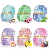 Candles Gifts for Women, 6 Pack Scented Candles for for Home Scented, Natural Soy Wax Aromatherap...