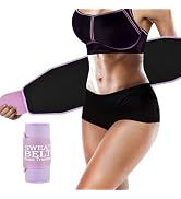 Lisacool Waist Trainer for Women,Sweat Band,Stomach Sweat Band for Women,Sweat Waist Trainer,bell...