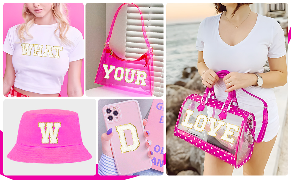 letters patches