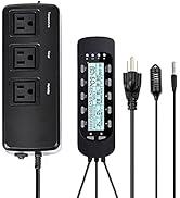 REPTIZOO Digital Thermometer Hygrometer Temperature Controller for Reptile Tank Water Terrarium, ...