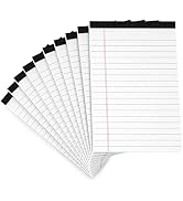 10 Pack Legal Pad Writing Pads for Work 4 x 6 Inch Lined Writing Note Pads for Office Supplies Co...