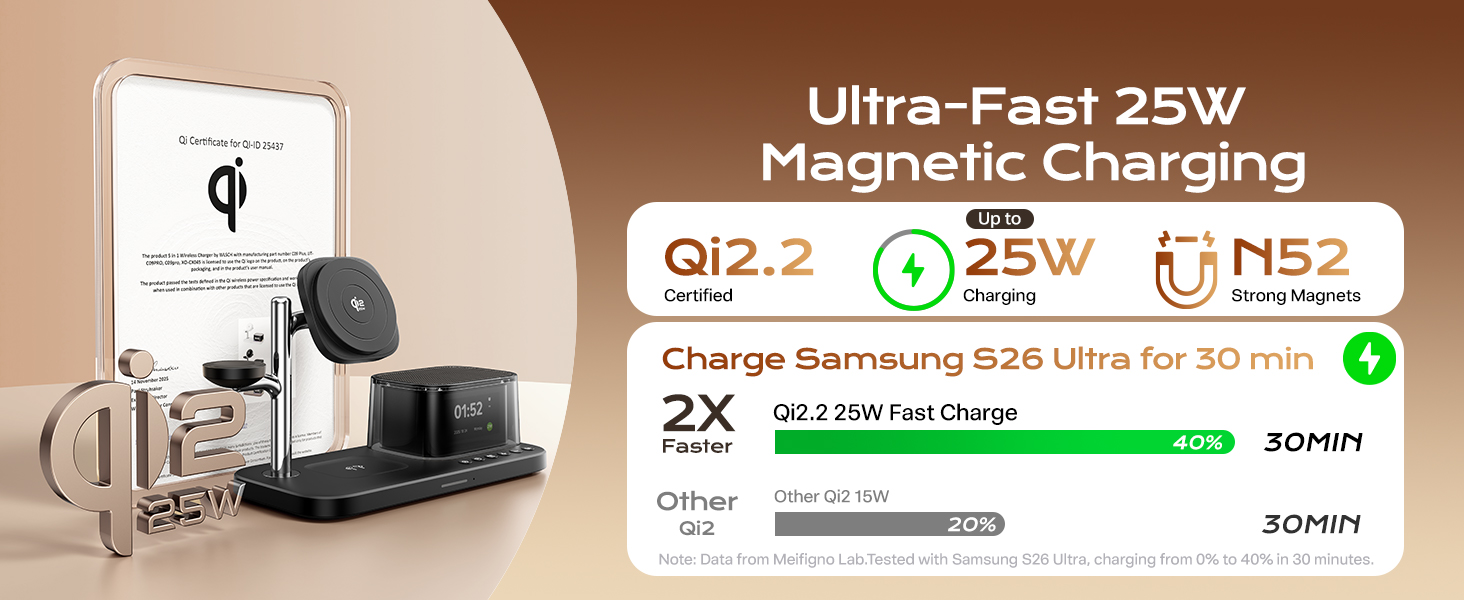 wireless charger stand for Samsung s26 ultra