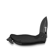 GRITR Quest EDC Rescue Folding Pocket Knife - Camping Survival Multi-Functional Knife with Stainl...