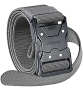 JUKMO Quick Release Tactical Belt, Military Work 1.5" Nylon Web Hiking Belt with Heavy Duty Seatb...