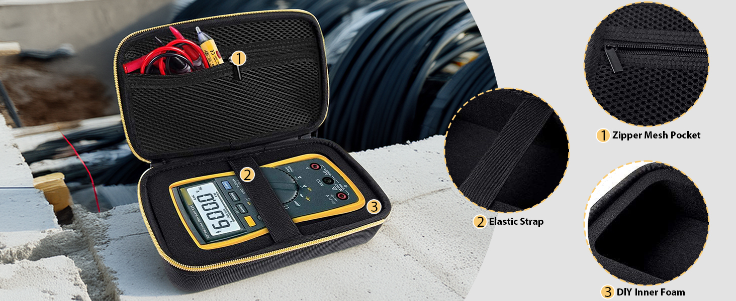multimeter storage case