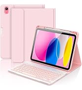 COO for iPad 11/10th Gen Case with Keyboard 11/10.9 inch 2025 A16/2022, Detachable Wireless Bluet...