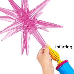inflate the balloon
