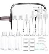 Cosywell Travel Size Bottles for Toiletries 20 Pack 2oz TSA Approved Toiletry Bottles Leak Proof ...