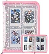 Kpop Photocard Binder, A5 Binder Album with 200 Card Slots, Photo Card Holder Book, Card Collecti...