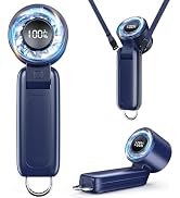 Drcryo Handheld Fan, Portable Fan, 1-100 Speed Adjustable Turbo Fan, 5000mAh Rechargeable Mini Pe...