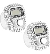 2pcs Electronic Finger Tally Counter Clicker Counter,Convenient Portable Digital Display Tally Co...